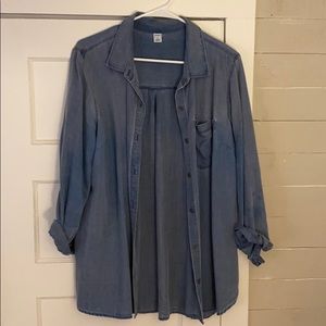 Old Navy Jean Button Up